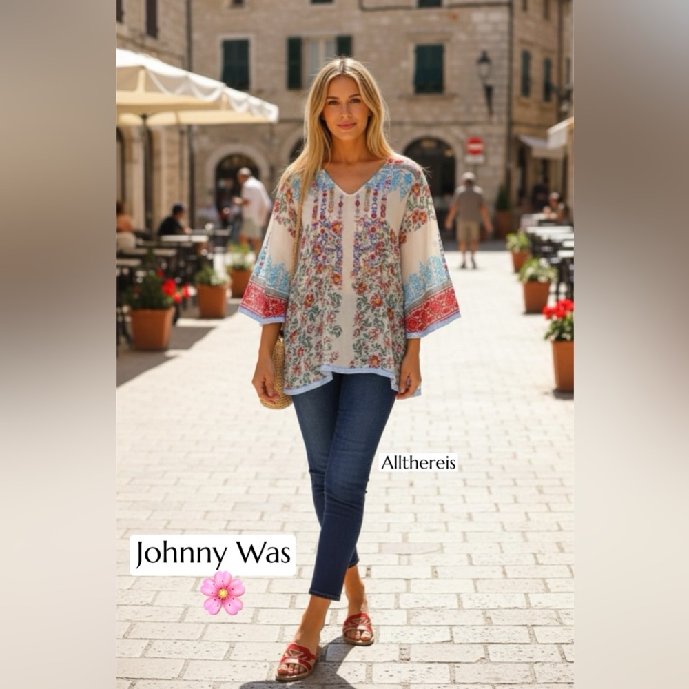 HP🎉 NWT Johnny Was Jade top XS - Picture 5 of 16